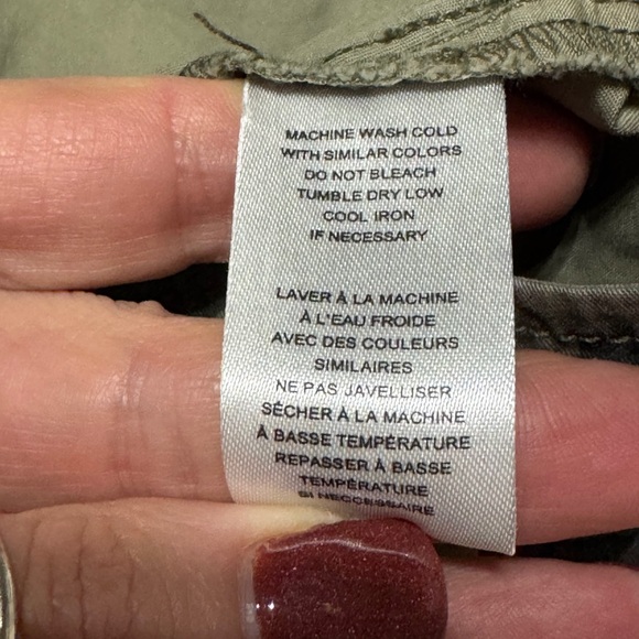 Natural Reflections Camouflage Midi Skirt Green and Brown Pockets Size 10 - Picture 15 of 15